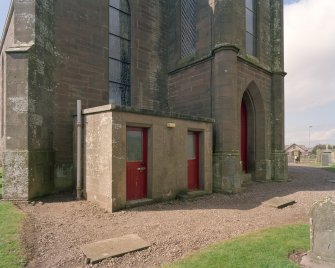 N end toilet block. View from NE