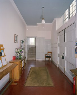 Interior. S Hallway.  View from W