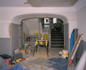 Interior. View of staircase hall