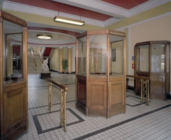 Interior. Rotunda entrance paybooths.