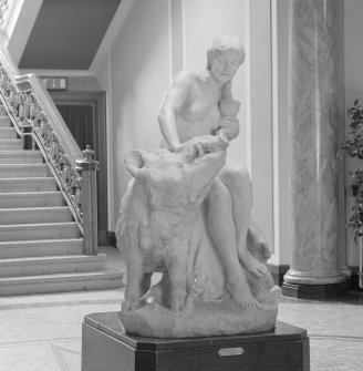 Interior. Rotunda. Statue of Circe and the Boar. Detail.