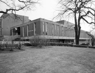 Glasgow University refectory building, view from south west