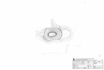 Survey drawing; Plan of Coats Hill motte.