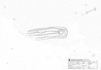 Survey drawing; Plan of Raeburnfoot bank barrow.