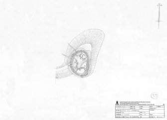 Survey drawing; Plan of Beattock Hill settlement (NT 0664 0254).