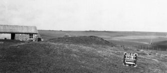  View from SE of Mound 7 in the foreground, with Mound 2 behind