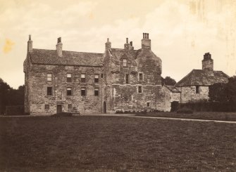 Historic photograph.
General view taken before late nineteenth century alterations and additions.