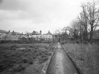 Glasgow, 6 Rowan Road, Craigie Hall, interior.
View of caretaker's house and greenhouse from South-West.