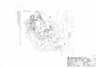 RCAHMS survey drawing; plan of township at Grulin.