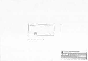 Survey drawing; plan of chapel at Kildonnan