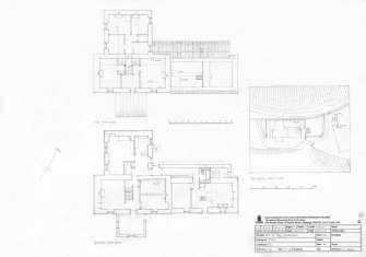 Survey drawing; plan of house at Galmisdale