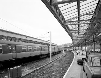 View of platforms from South.