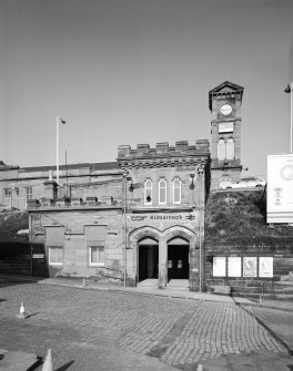 View from S of main entrance.