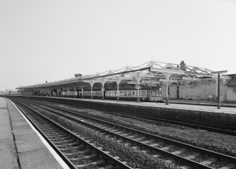 View from NW of Platforms 1-3.