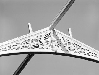 Detail of canopy support.