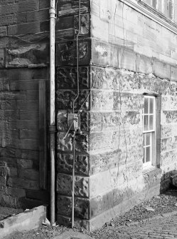 Detail of stonework at old station.