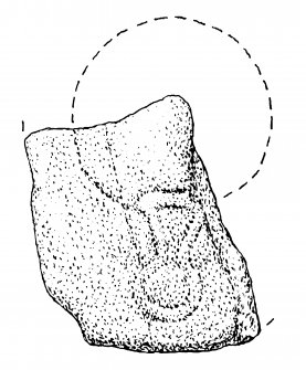 Measured drawings of Pictish symbol stone from Sands of Evie