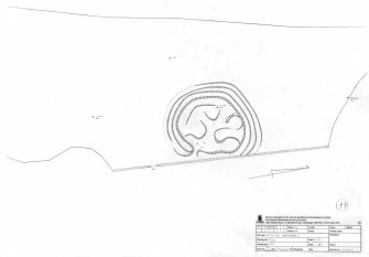 Survey drawing; Plan of Woodend Fort.