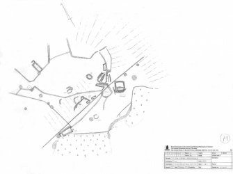 Survey drawing; Plan of Urchin Knowe buildings and field system.