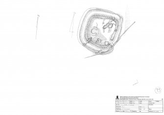 Survey drawing; Plan of Shiel Burn settlement.