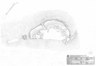 Survey drawing; Plan of Little Hill Craig fort.