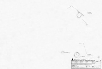 Survey drawing; Plan of settlements in Auldhousehill Wood (Ericstane) and Coomb Burn (Kilbrook).