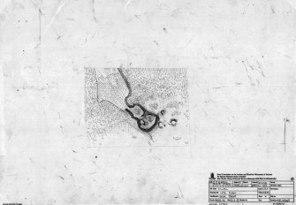 RCAHMS survey drawing: plan of deer trap at Orval, Rum.