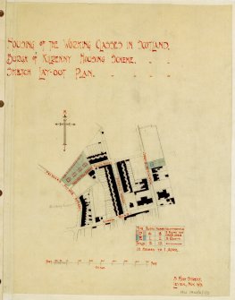 Social housing for Burgh of Kilrenny and Anstruther Easter.
Photographic copy of layout plan showing extension to Fowler Street.