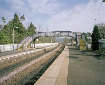 View from SW of footbridge