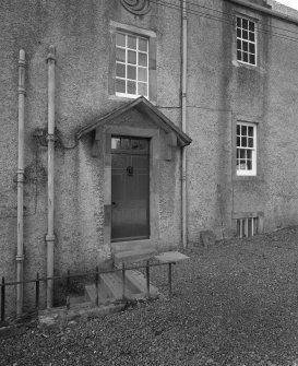 Detail of rear N entrance