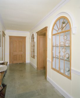 Interior. East wing Ante room with glazed display niches