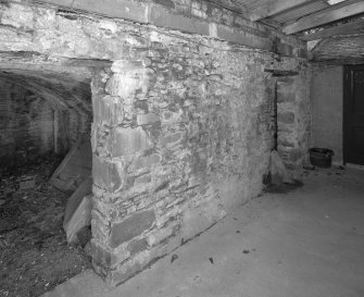 Interior. Vaulted coal cellar