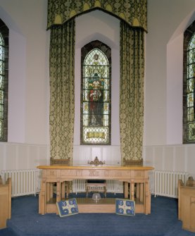 Interior. Detail of Communion Table