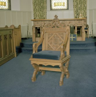 Interior. Detail of chair