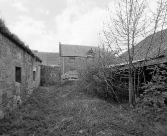 Dairy buildings. Courtyard. View from SW