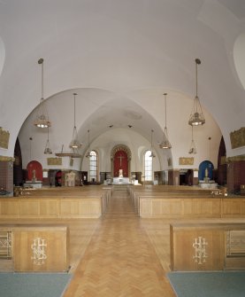 Church. Interior. View from W