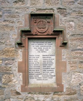 Great War memorial. Detail