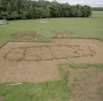 Site under excavation. Hi-spy view from SE.