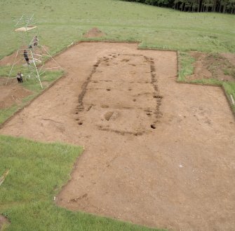 Site under excavation. Hi-spy view from SW.