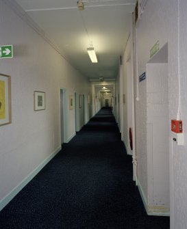 Main Block. Interior. View of corridor