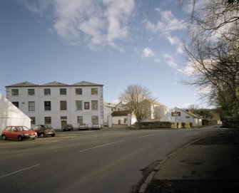 View of offices from N