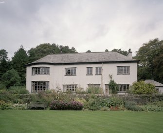 View from S  showing garden front