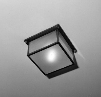 Interior. Detail of hall light fitting