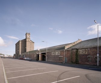 View from NW showing part of transit shed 27.