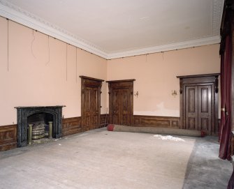 Interior. View of dining room from E