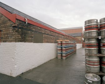 Festival Hall, E wall, view from S.