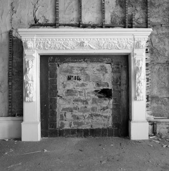 Interior. 1st floor, Sir James Matheson's bedroom, detail of fireplace