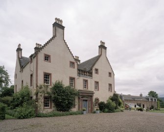 Original House. View from S showing entrance