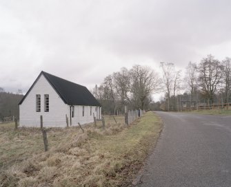 General view from WSW showing the Old Schoolhouse to the left