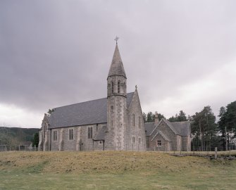 Chapel and Former School and Schoolhouse. View from NNE